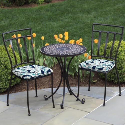 Set of 4 Water Repellent Outdoor Chair Cushions 17"x 16" I51865