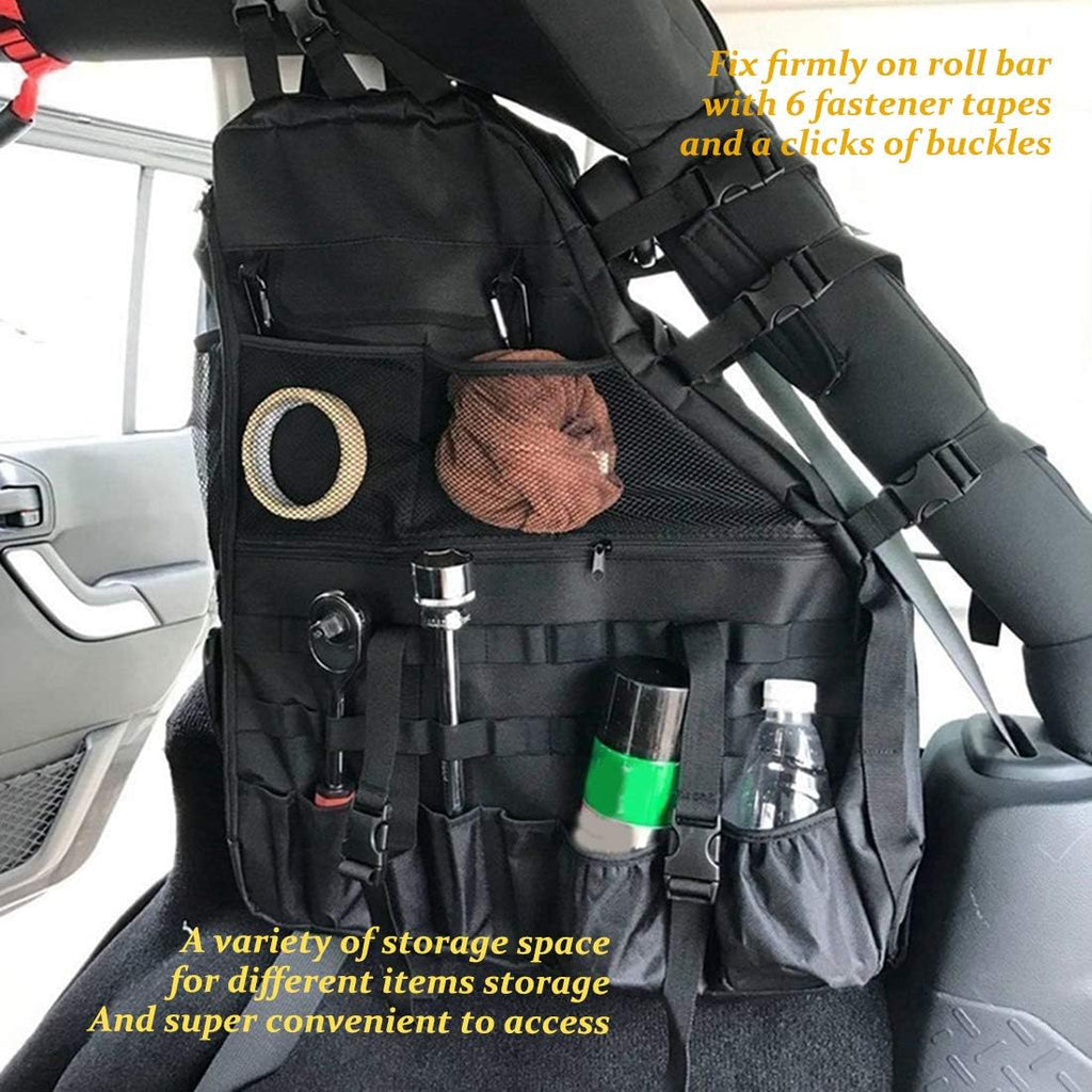 Roll Bar Storage Bag with Multi-Pockets W111