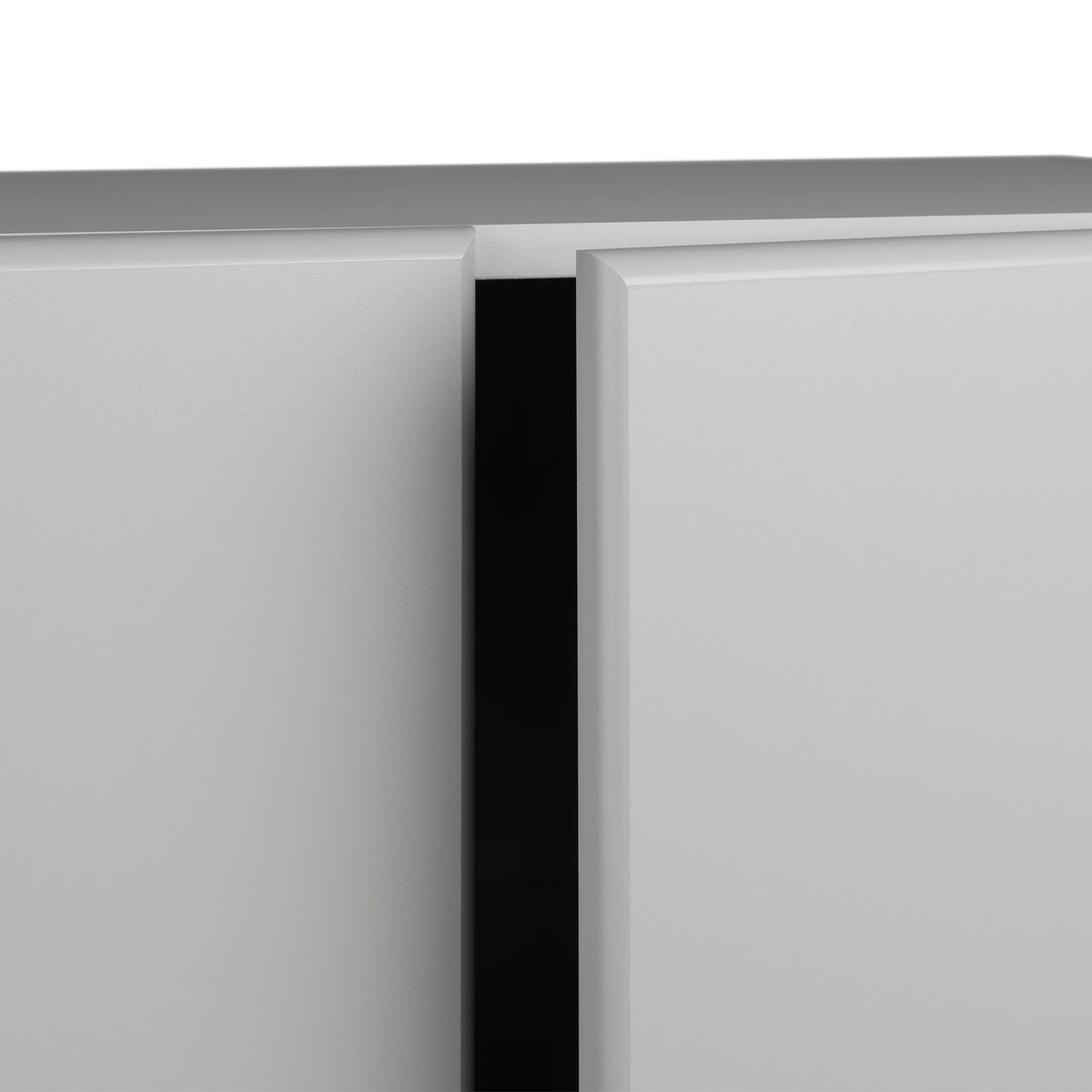 Light Gray Wall Cabinet with Storage Shelf I225455