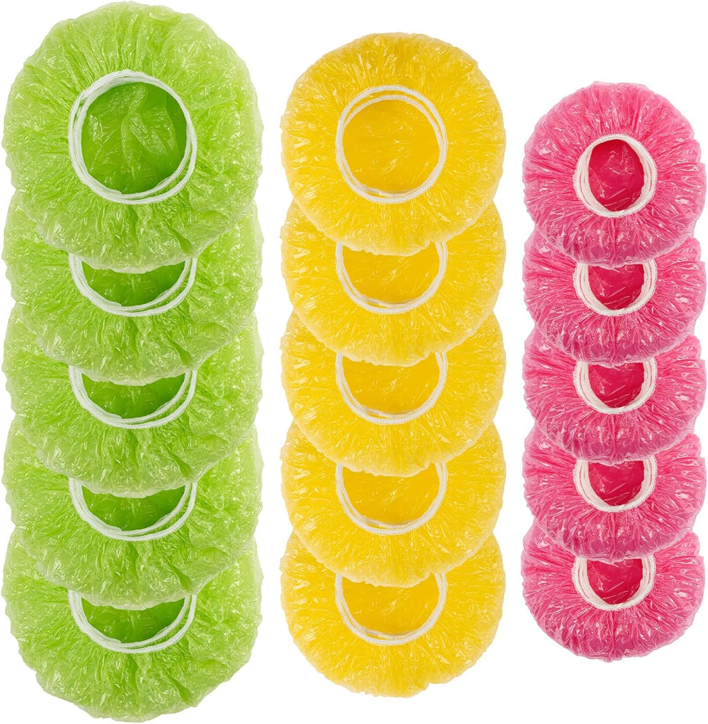 60 Pcs Reusable Elastic Plastic Bowl Covers M307