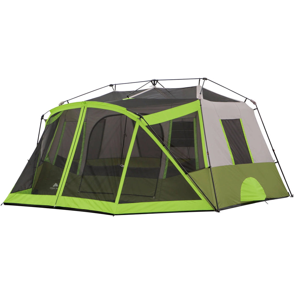 14' x 13.5' 9 Person 2 Room Instant Cabin Tent with Screen Room K312979