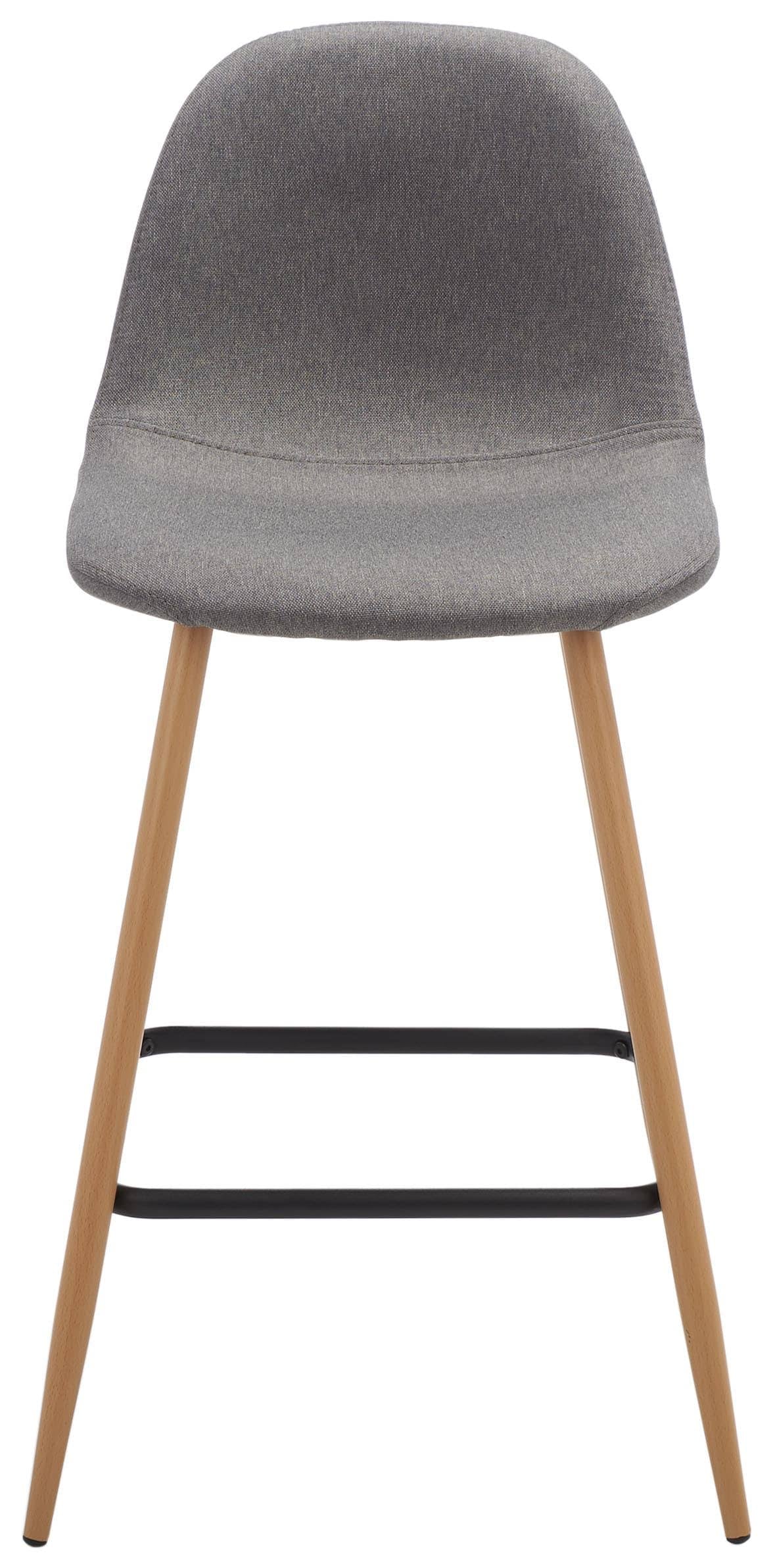 Dark Grey & Natural Counter Stool H989