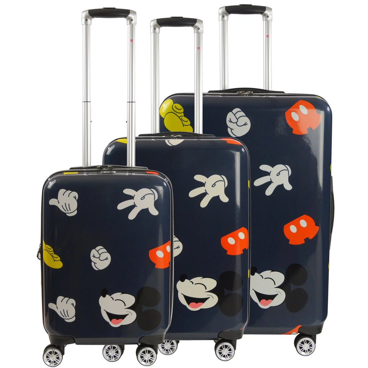 Mickey Mouse 3 pc Hardside Spinner Luggage N344326