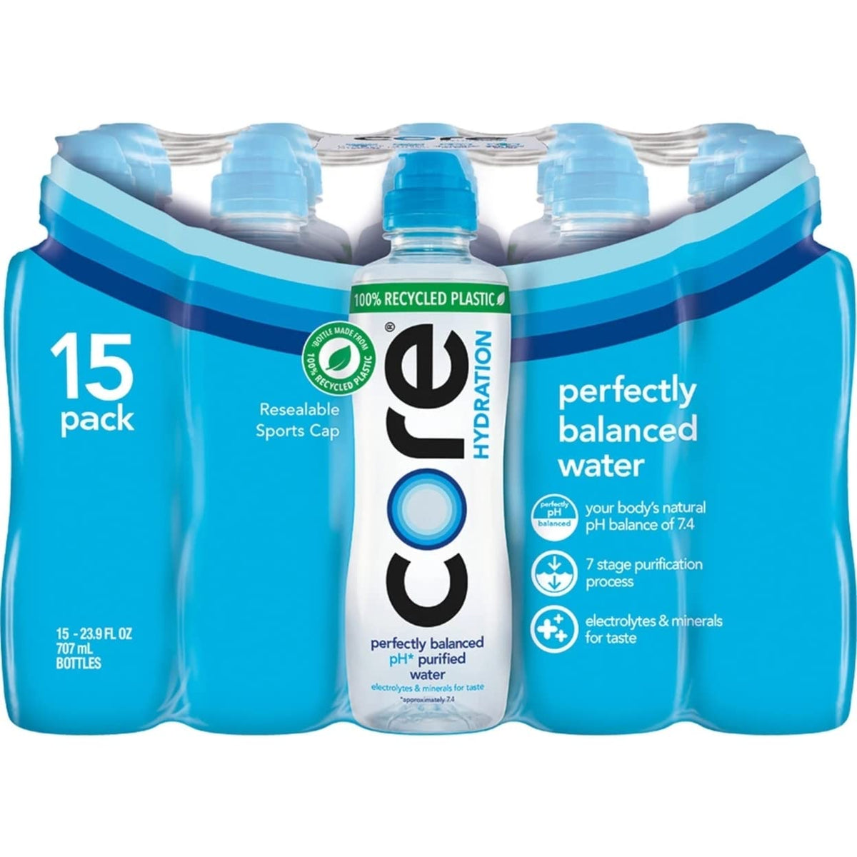 23.9 Fluid Ounce Pack of 15 Enhanced Water S895