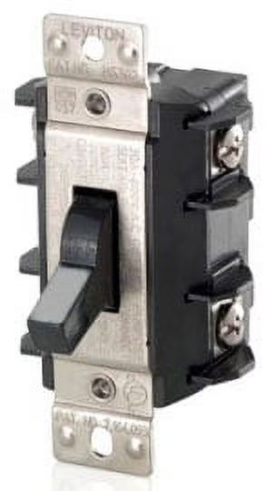 Black Toggle Style Manual Motor Switch J133