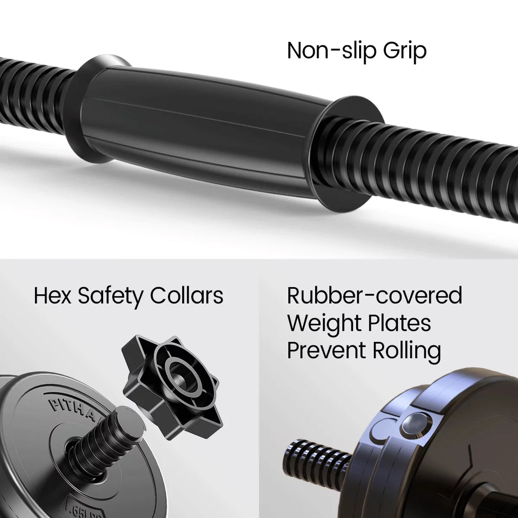 Adjustable Weight Dumbbell Set of 2 20lbs T25778