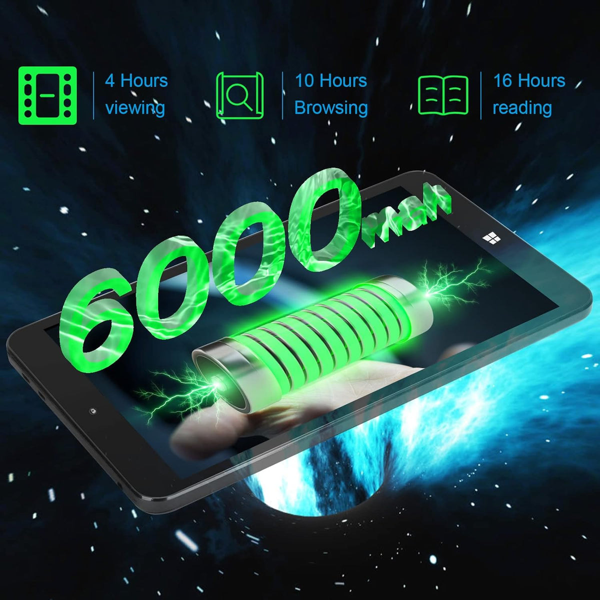8 Windows Tablet with 1280x800 IPS HD Display Y372327