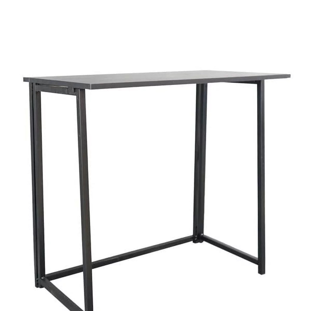 32" Black Computer Desk with Metal Leg T818