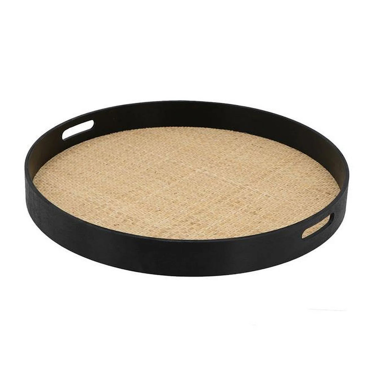 Round Wood Decorative Tray M391994
