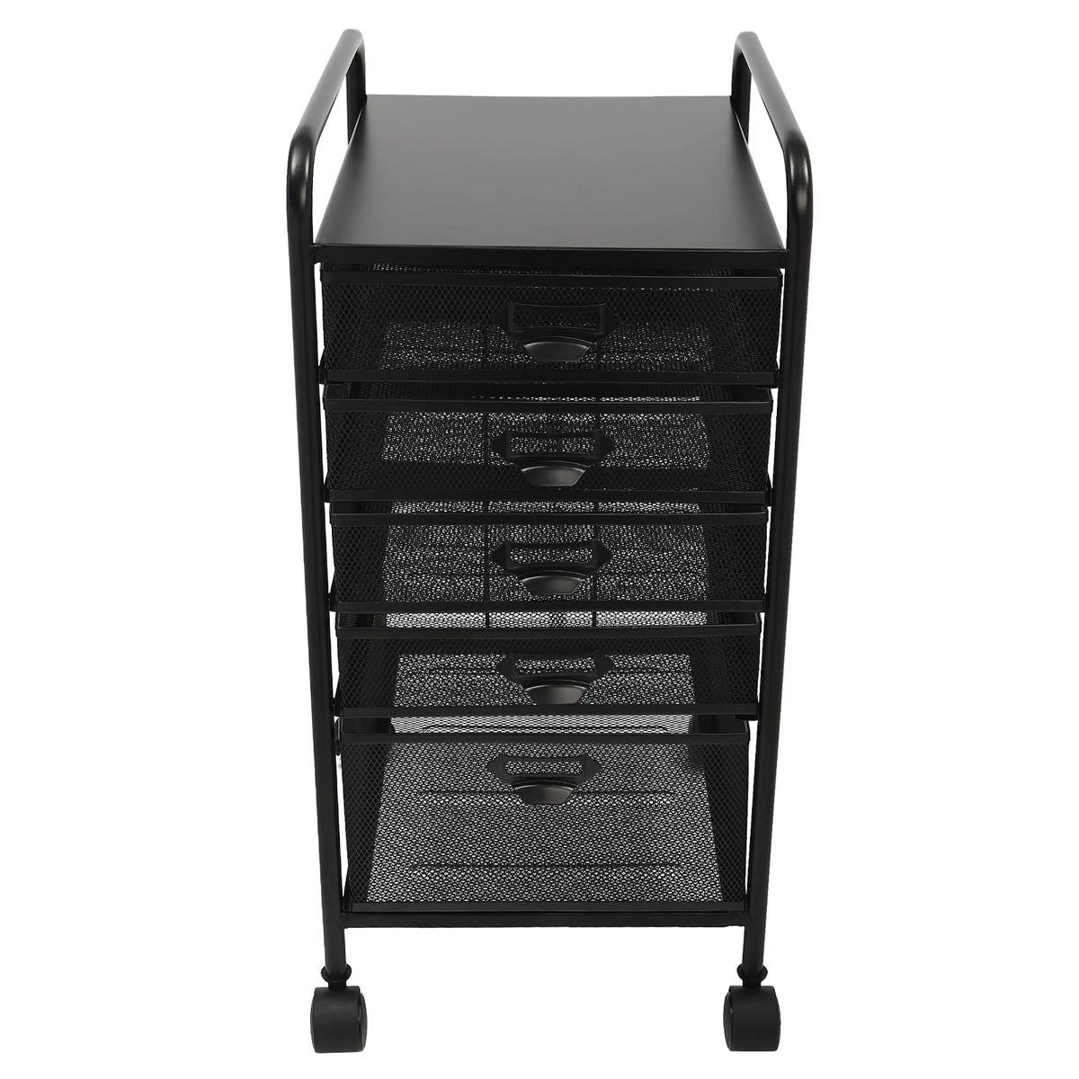 5 Drawer Black File Cabinet S893339