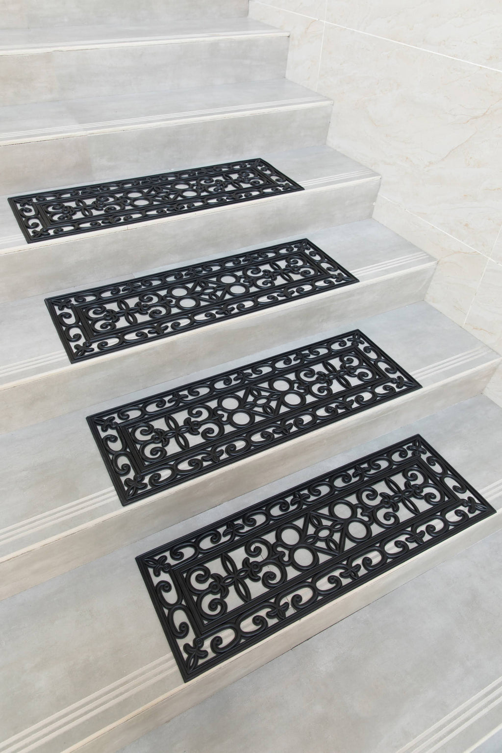 Set of 4 Anti-Slip Stairs Tread Mat O328037