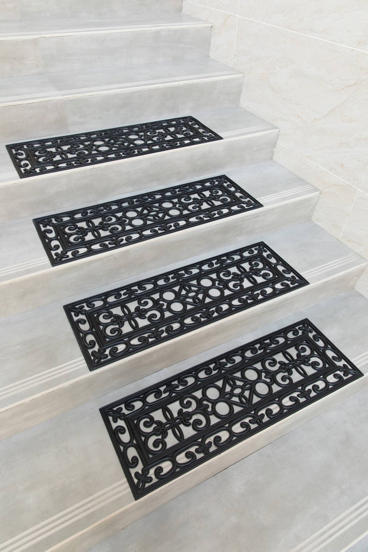 Set of 4 Anti-Slip Stairs Tread Mat O328037