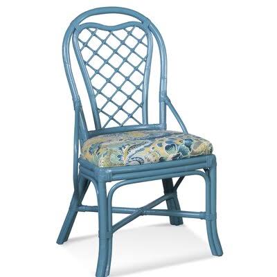Set of 2 Blue Textured Chair A893