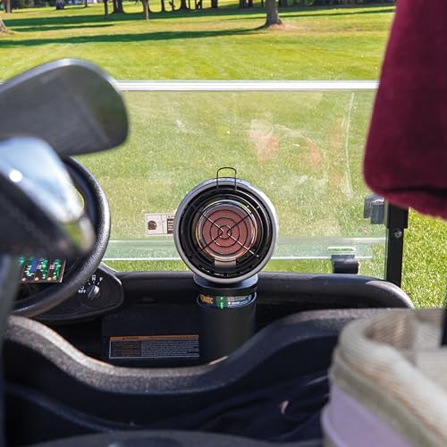 Silver and Black 4000 BTU Golf Cart Heater R622225
