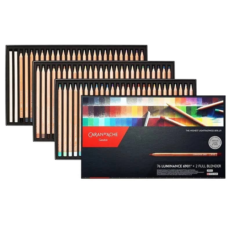 Set of 76 Colored Pencils K7505