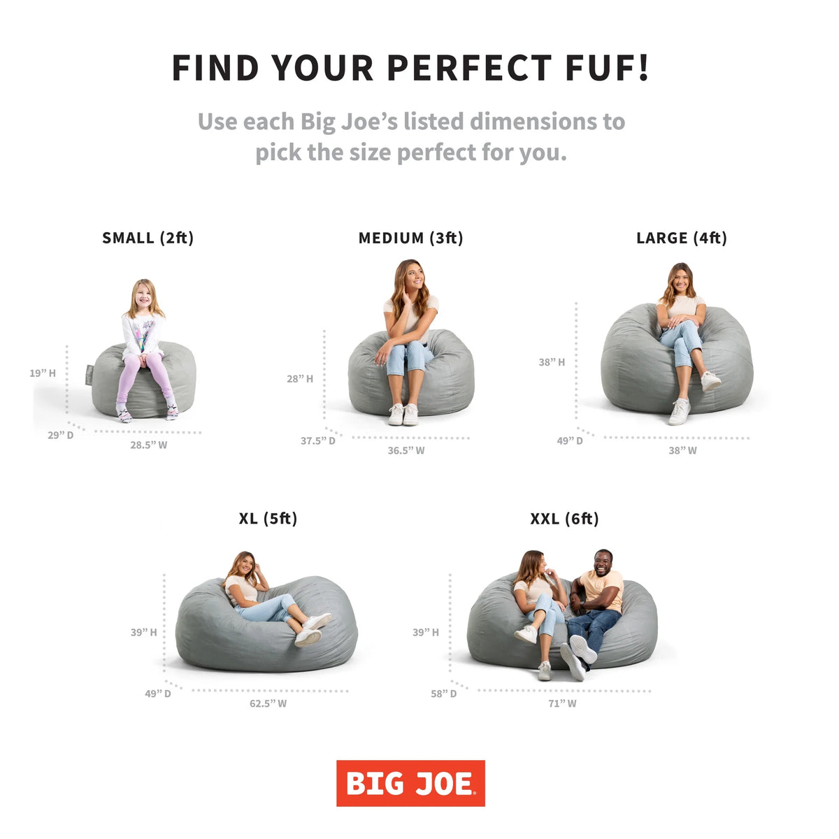 Foam Filled Bean Bag Chair with Removable Cover N98186
