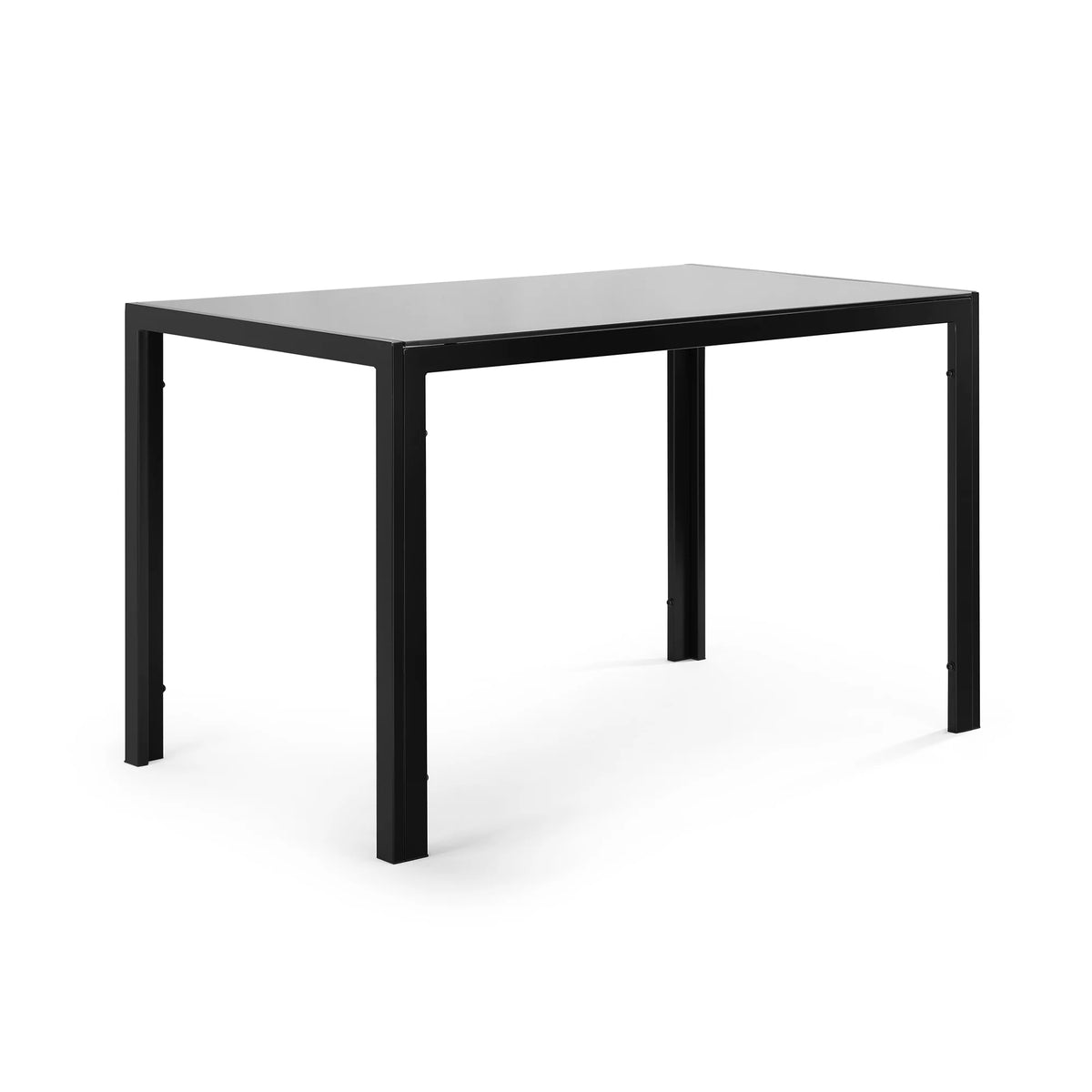 Black Tempered Glass-topped Dining Table I7081