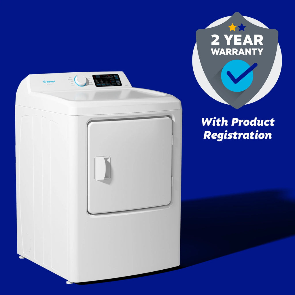 6.7 cu. ft. Front Load Gas Dryer in White E82013