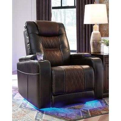 Faux Leather Power Standard Recliner X7984