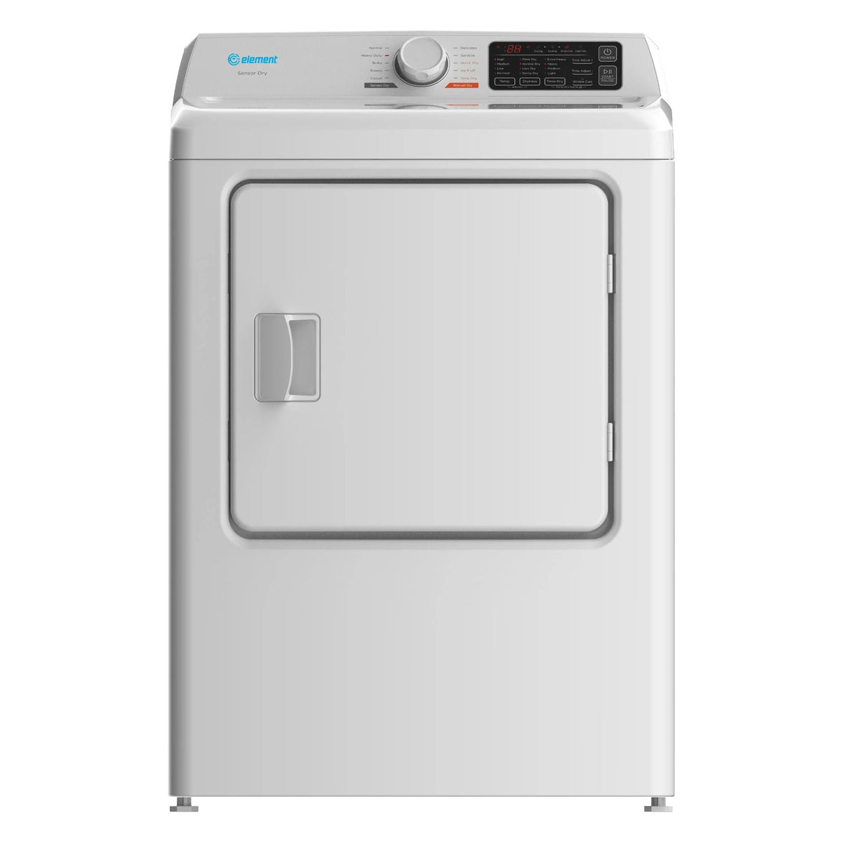 6.7 cu. ft. Front Load Gas Dryer in White E82013