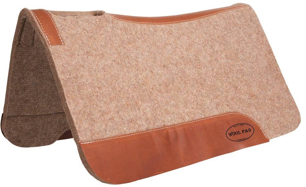 Tan Wool Contoured Pad 1in P53508