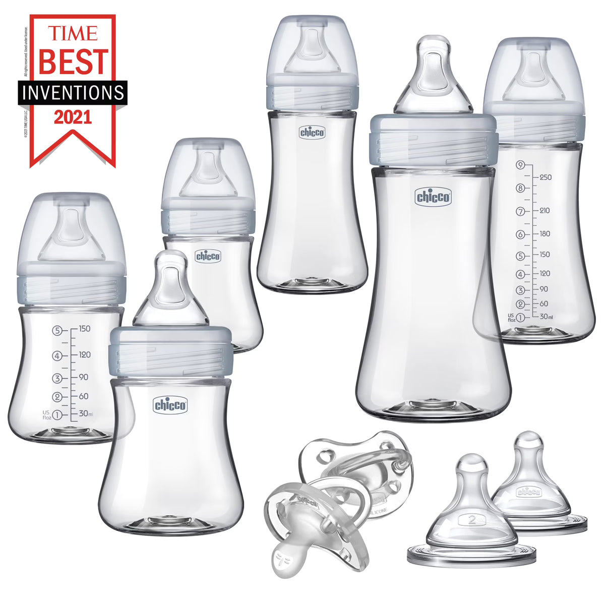 Neutral Hybrid Baby Bottle Gift Set H116