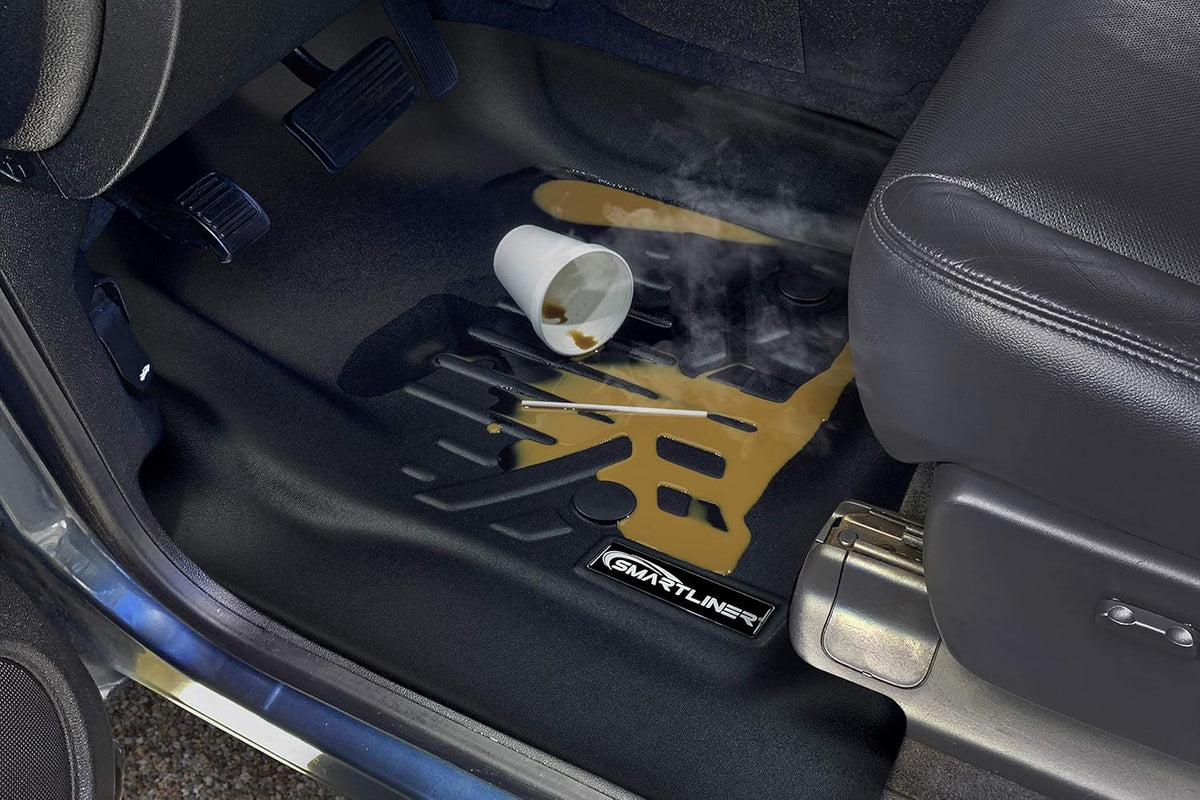 Custom Fit Floor Mats 3 Row Liner Set Black C580296