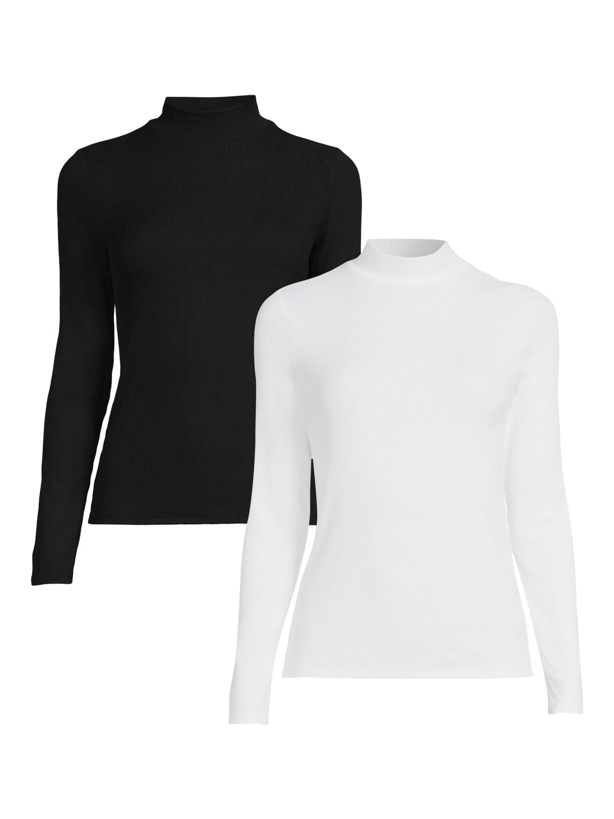 Mock Neck Long Sleeves Top 2-Pack N20585