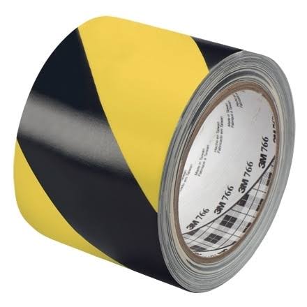 Yellow/Black Hazard Warning Tape J181