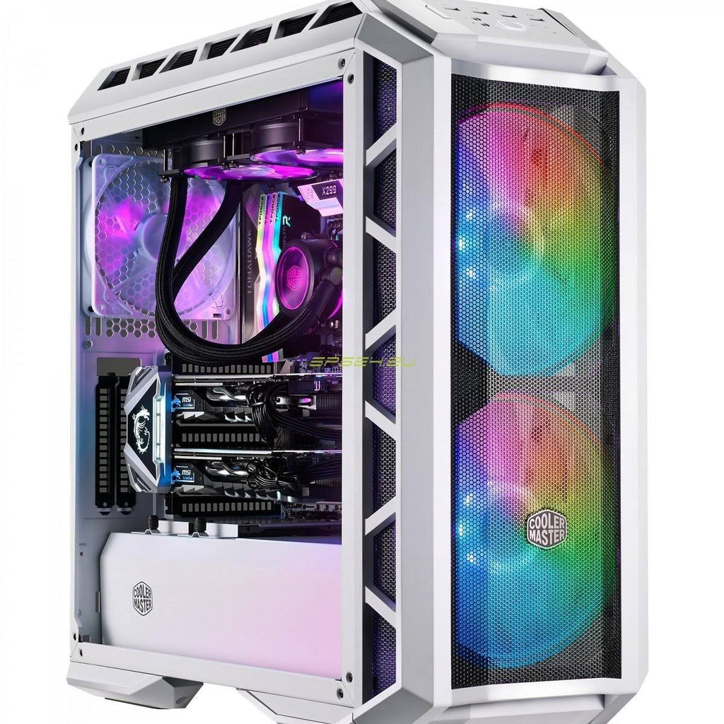 White Mesh Midi Tower G4492