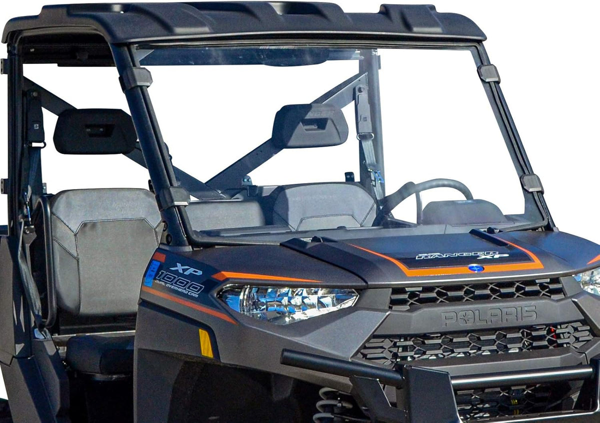 Clear Scratch Resistant Full Windshield for Polaris Ranger XP 1000 / Crew D831