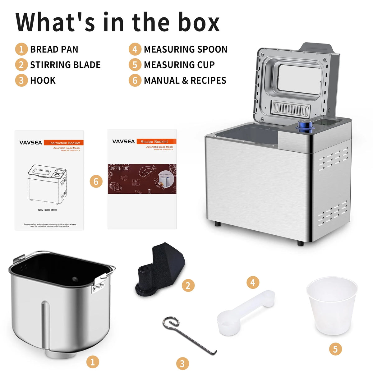 25 in 1 Stainless Steel Bread Maker H65015