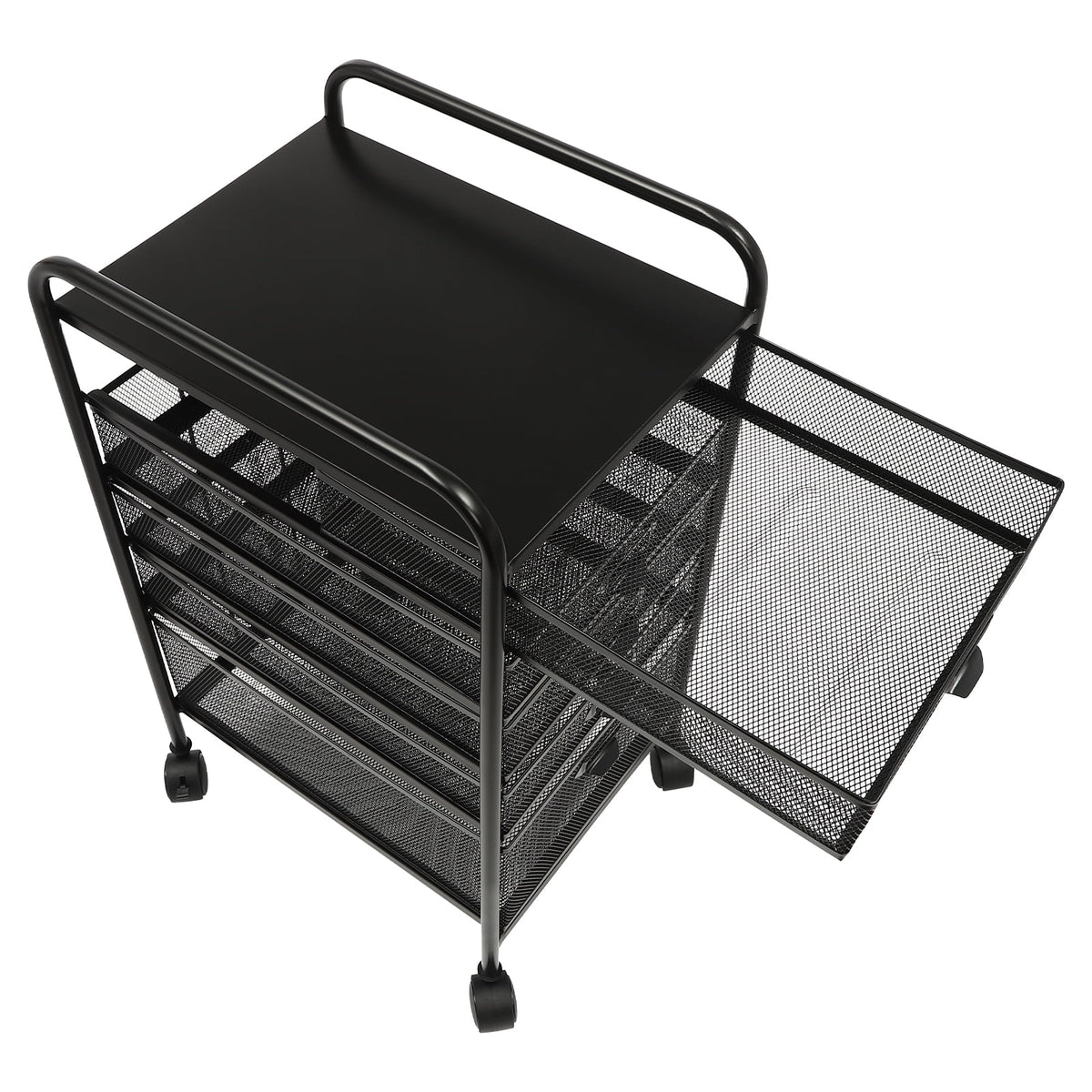 5 Drawer Black File Cabinet S893339