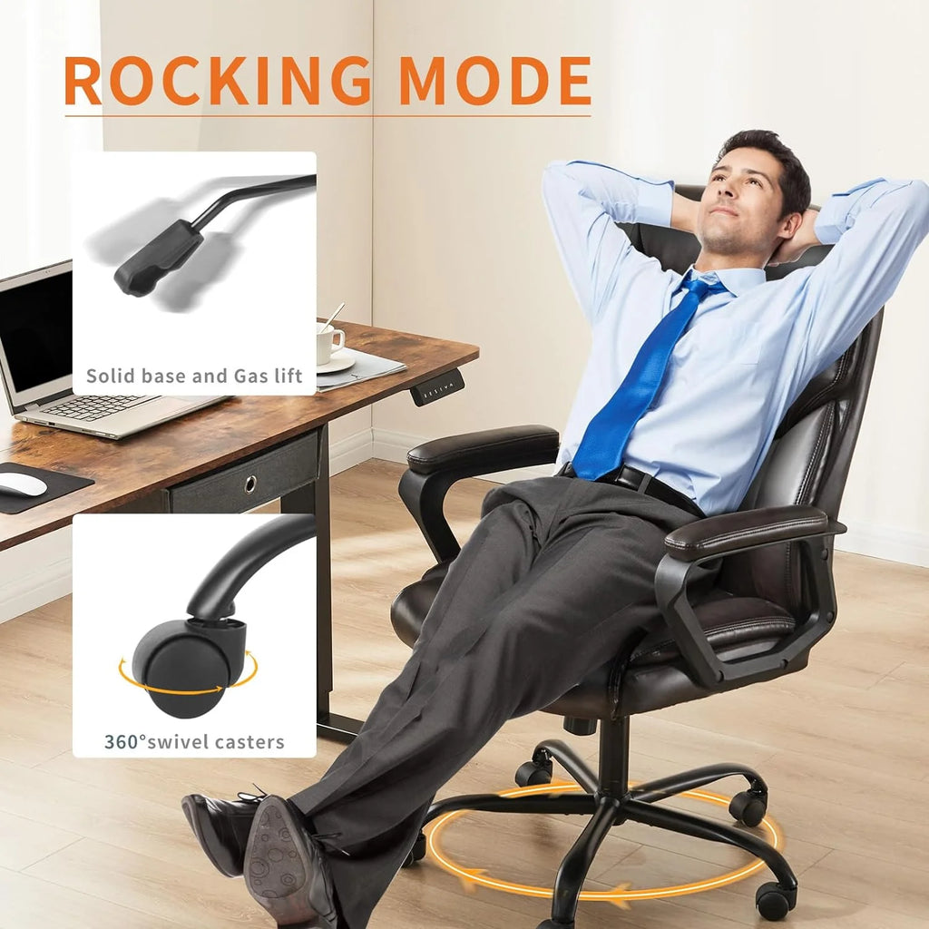 Black Executive Office Desk Chair F607