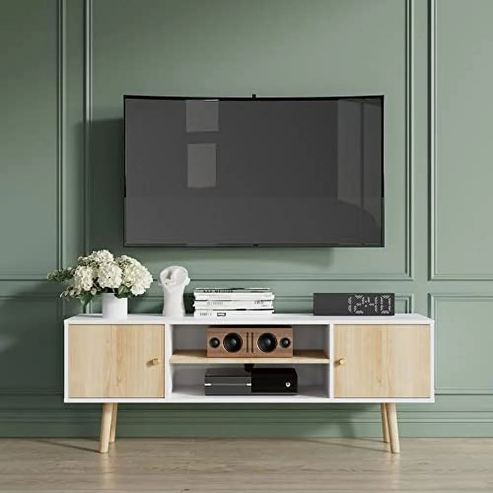 Black Small TV Stand for 50 inch TV X8196