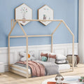 Full Size Wood House Bed for Kids P366