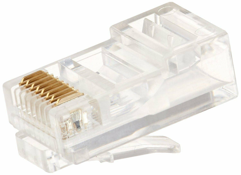 RJ45 (8P8C) 3 Prong Connectors, 500/Bag Q9425
