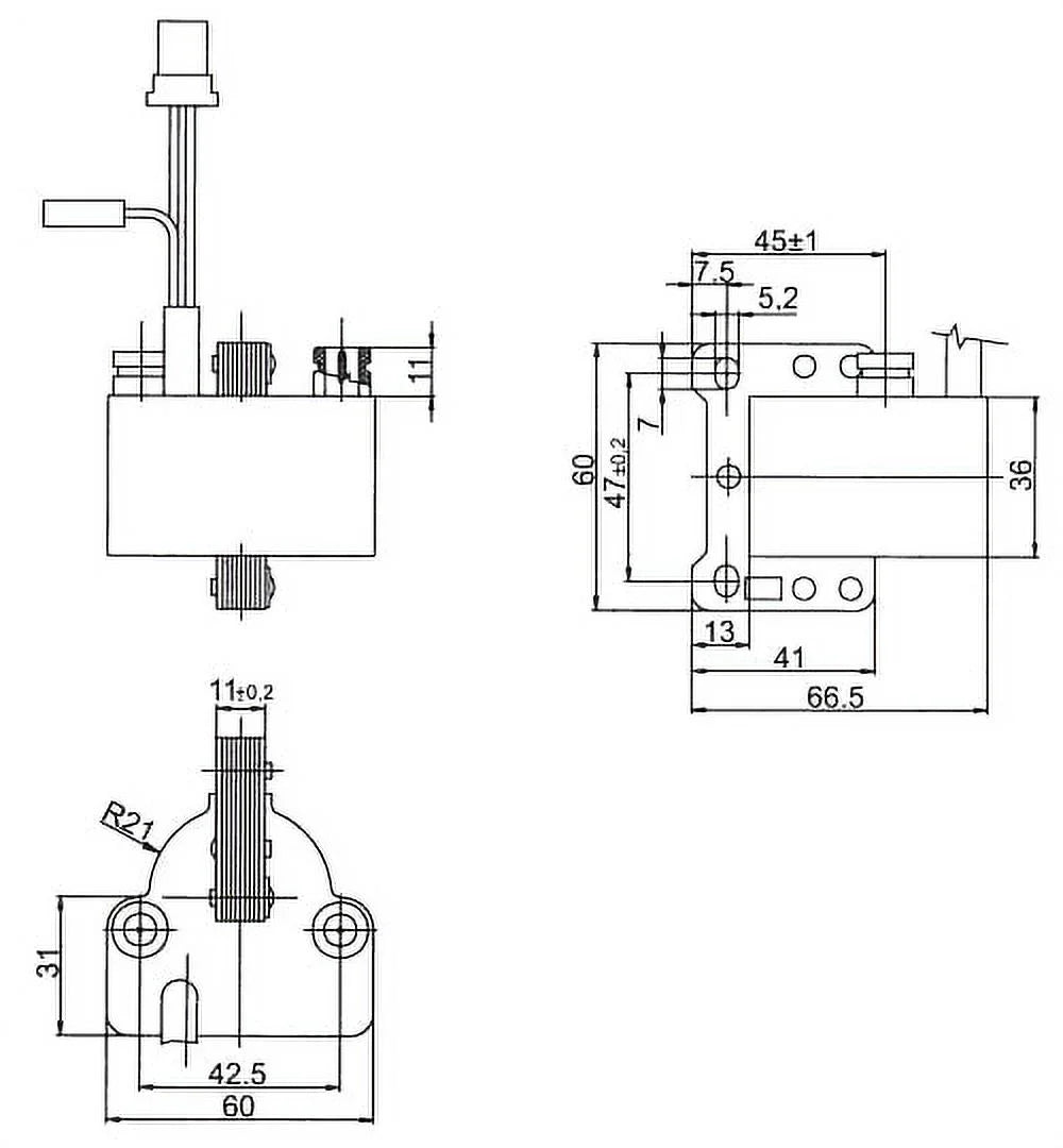 Ignition System Stator for Adler M200 M250 G83602