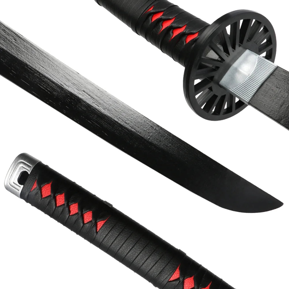 Bamboo 41 inches Cosplay Sword with Belt Holder Stand R19820