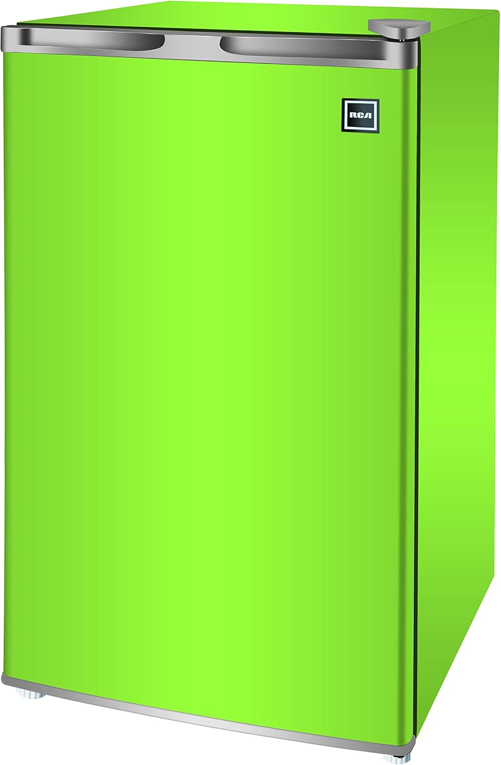 3.2 Cu Ft Single Door Mini Fridge with Freezer, Platinum L54628