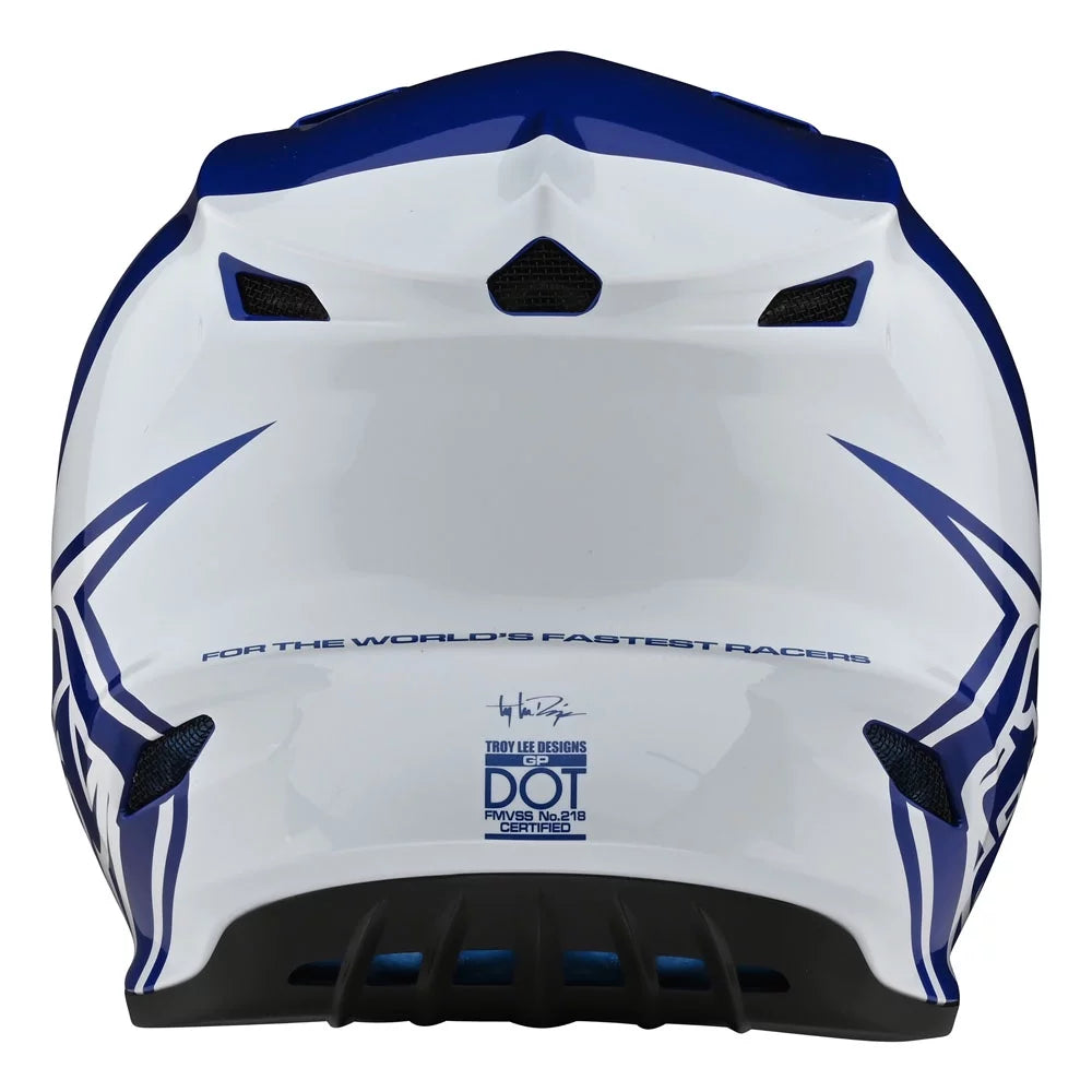 Blue White Helmet T829