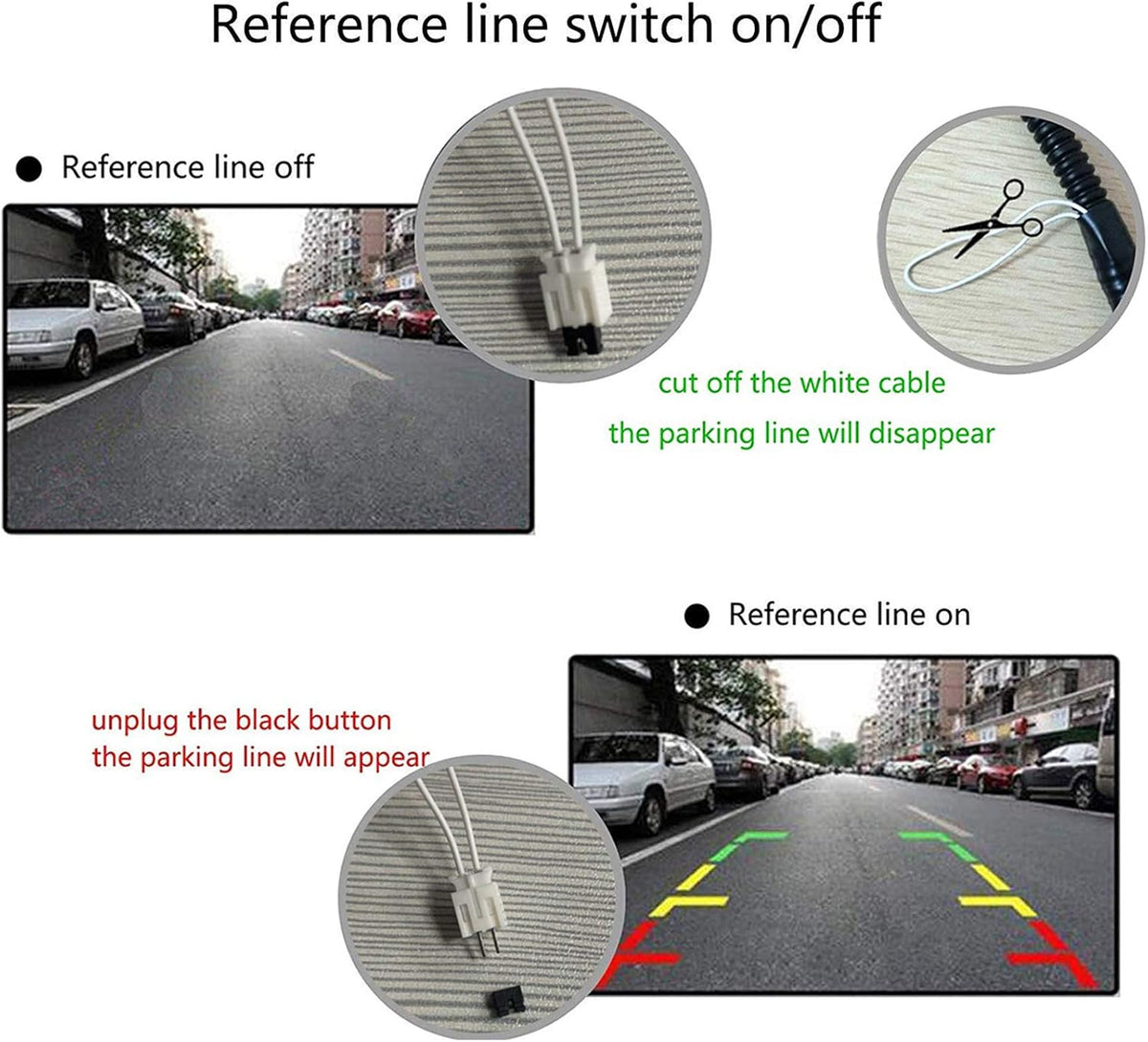 Car Backup Reverse Rear View Spare Tire Mount Camera C603