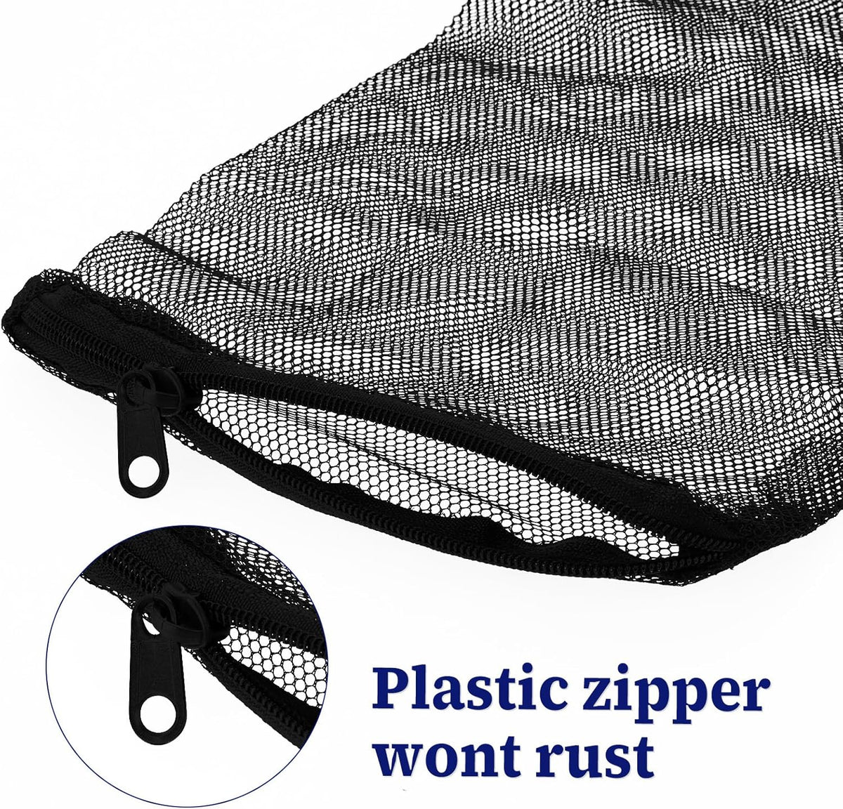 8 Pcs Mesh Aquarium Filter Bags with Zipper (7.8" x 5.9") R3118