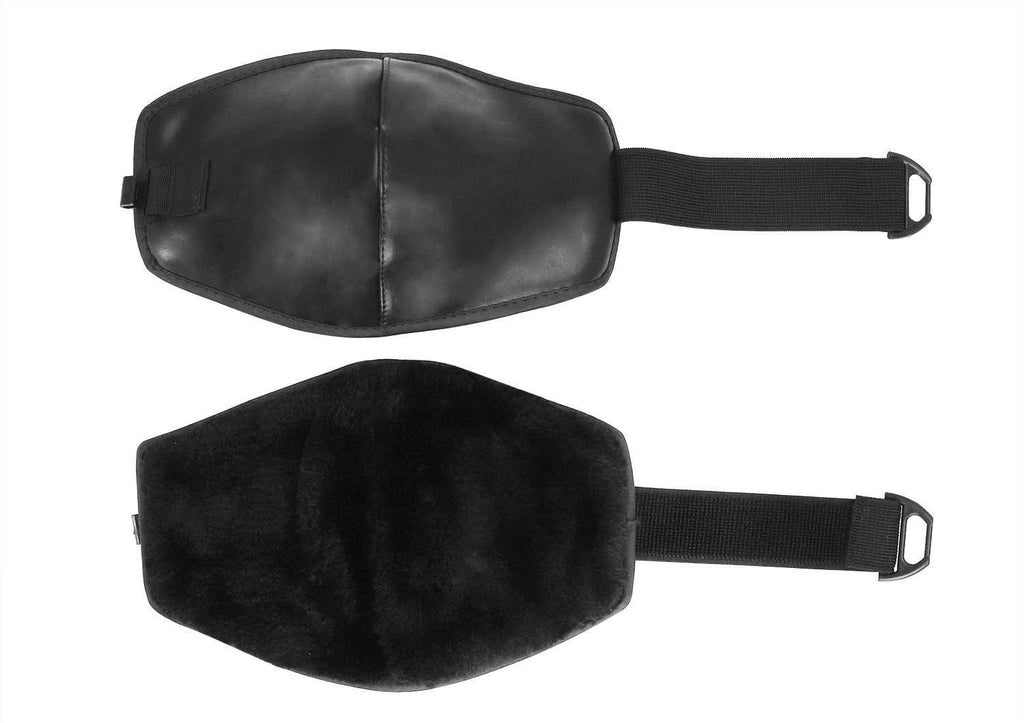 Winter Windproof Waterproof Leather Knee Pads with Fleece Lining K2067