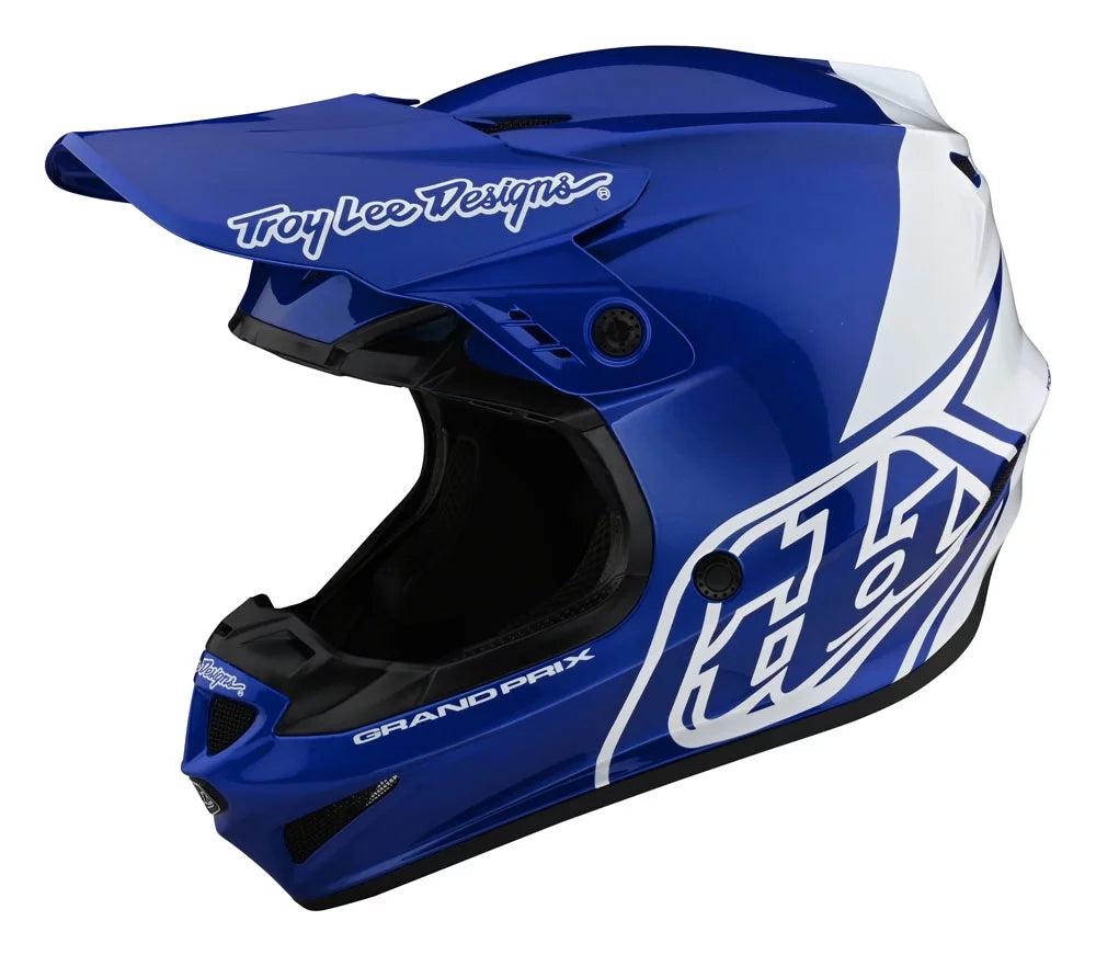 Blue White Helmet T829