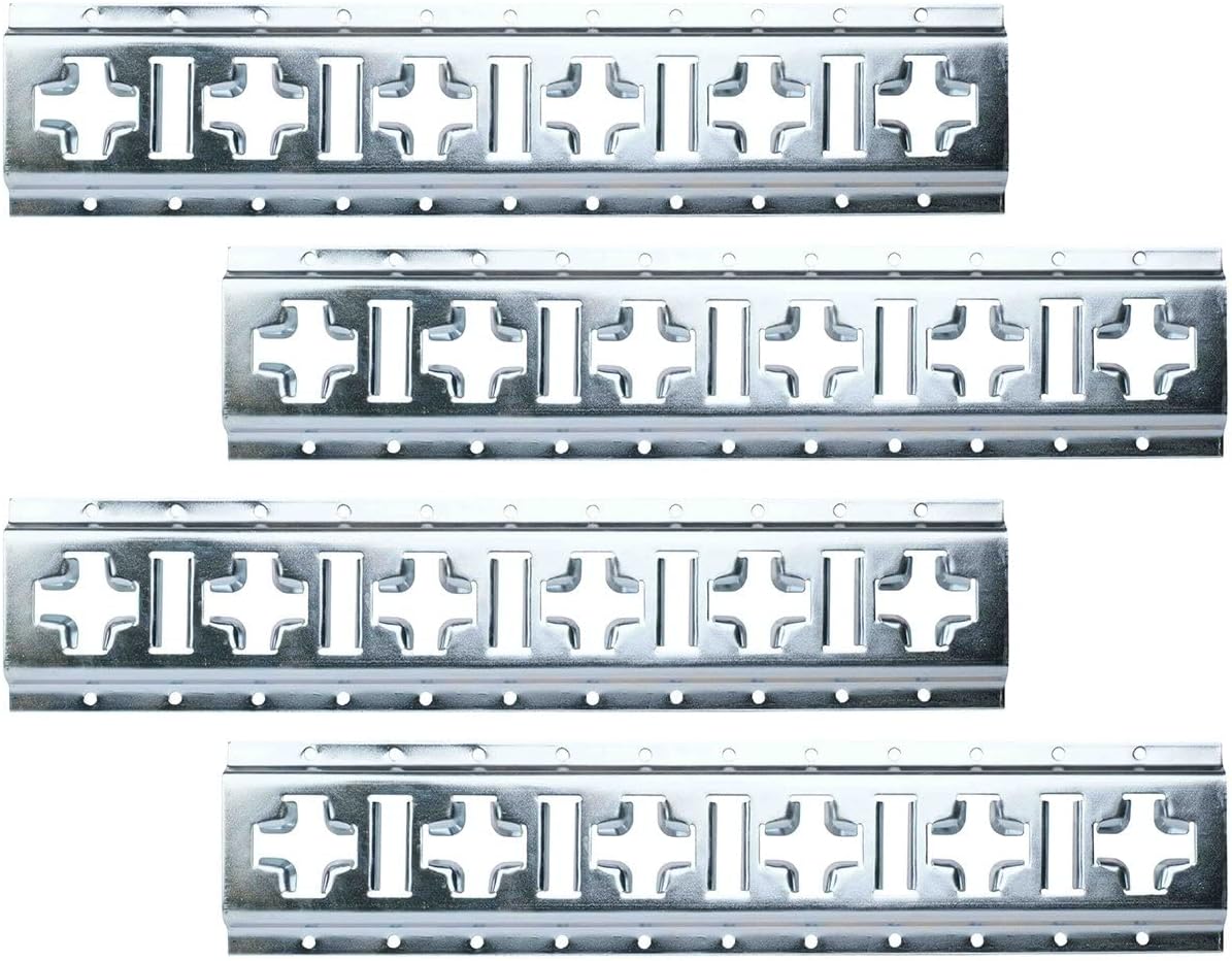 Galvanized 12 Gauge Steel E-Track Tie Down Rail, 4 Pack E5572