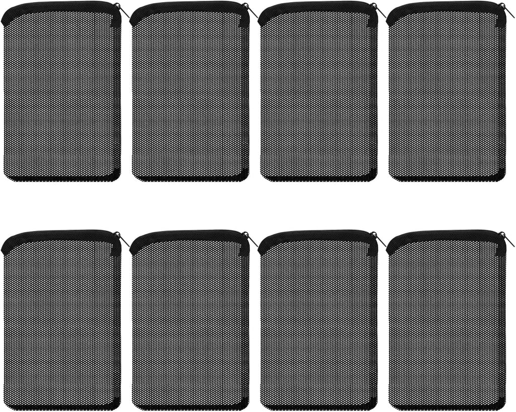 8 Pcs Mesh Aquarium Filter Bags with Zipper (7.8" x 5.9") R3118