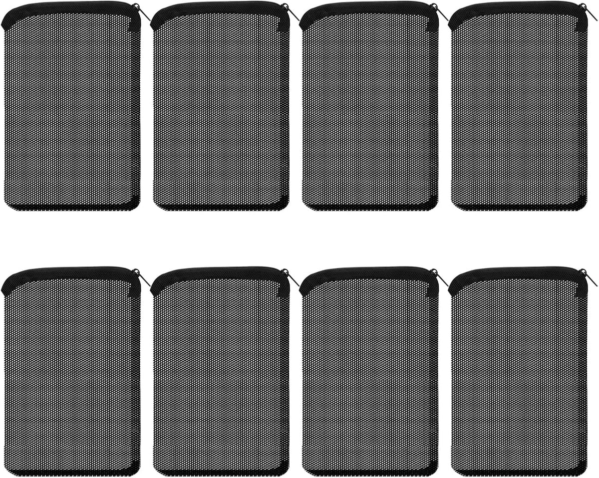 8 Pcs Mesh Aquarium Filter Bags with Zipper (7.8" x 5.9") R3118