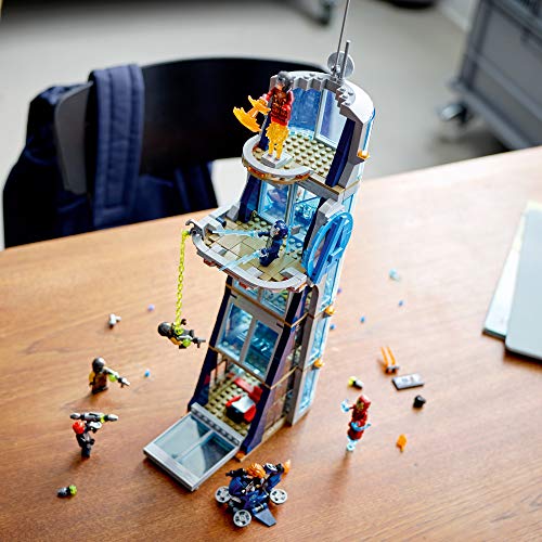 Avengers Tower Battle Building Toy with Superhero Minifigures (685 Pieces) L485