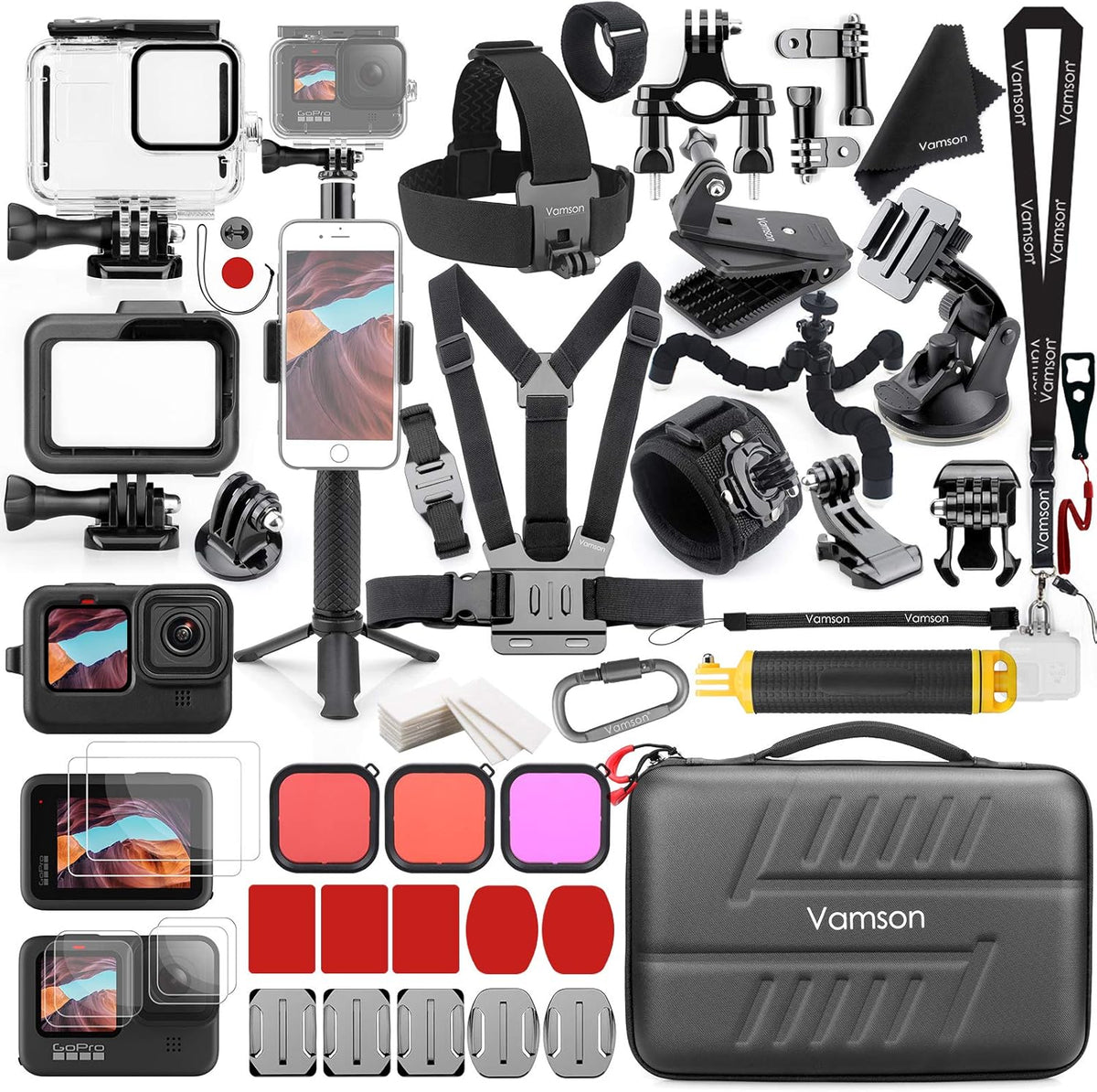 Accessories Kit for GoPro Hero 10 9 Black J7999